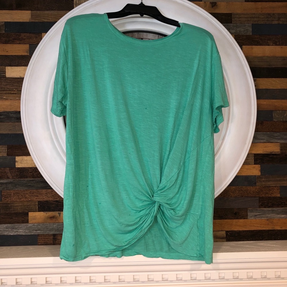 Green t-shirt
